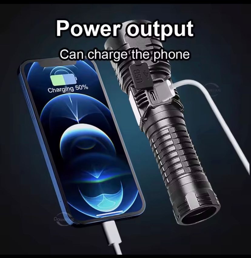 Linterna Recargable Power Bank